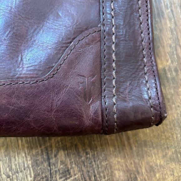 Frye Melissa Zip Crossbody Dark Red - Picture 3 of 16